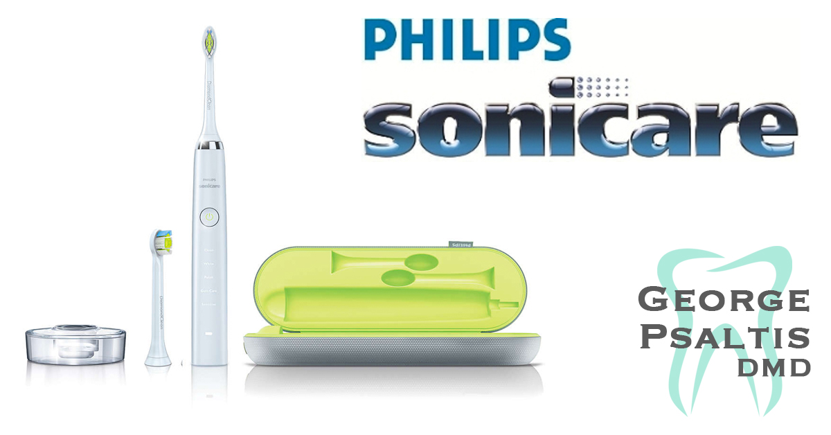 Dr George Psaltis now carries the Phillips Sonicare DiamondClean electric brush